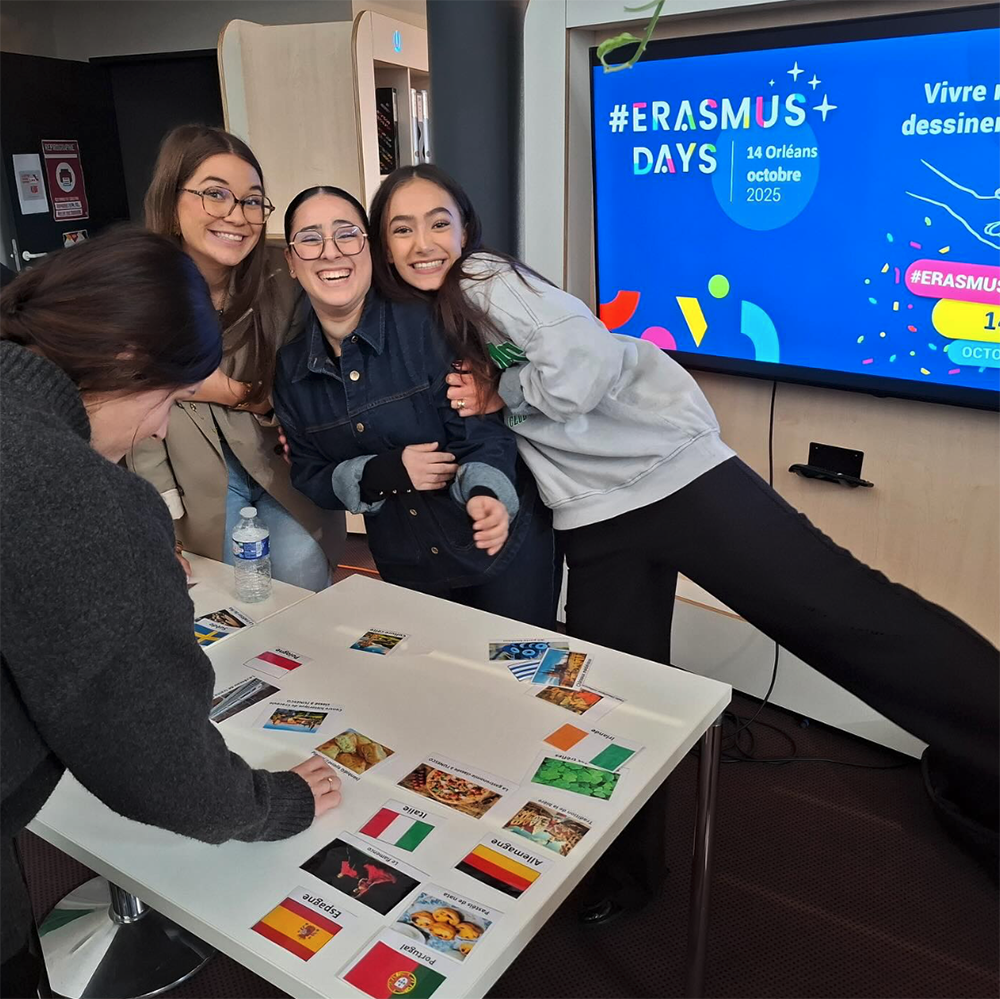 Les apprentis AFTEC lors de l'Erasmus Day